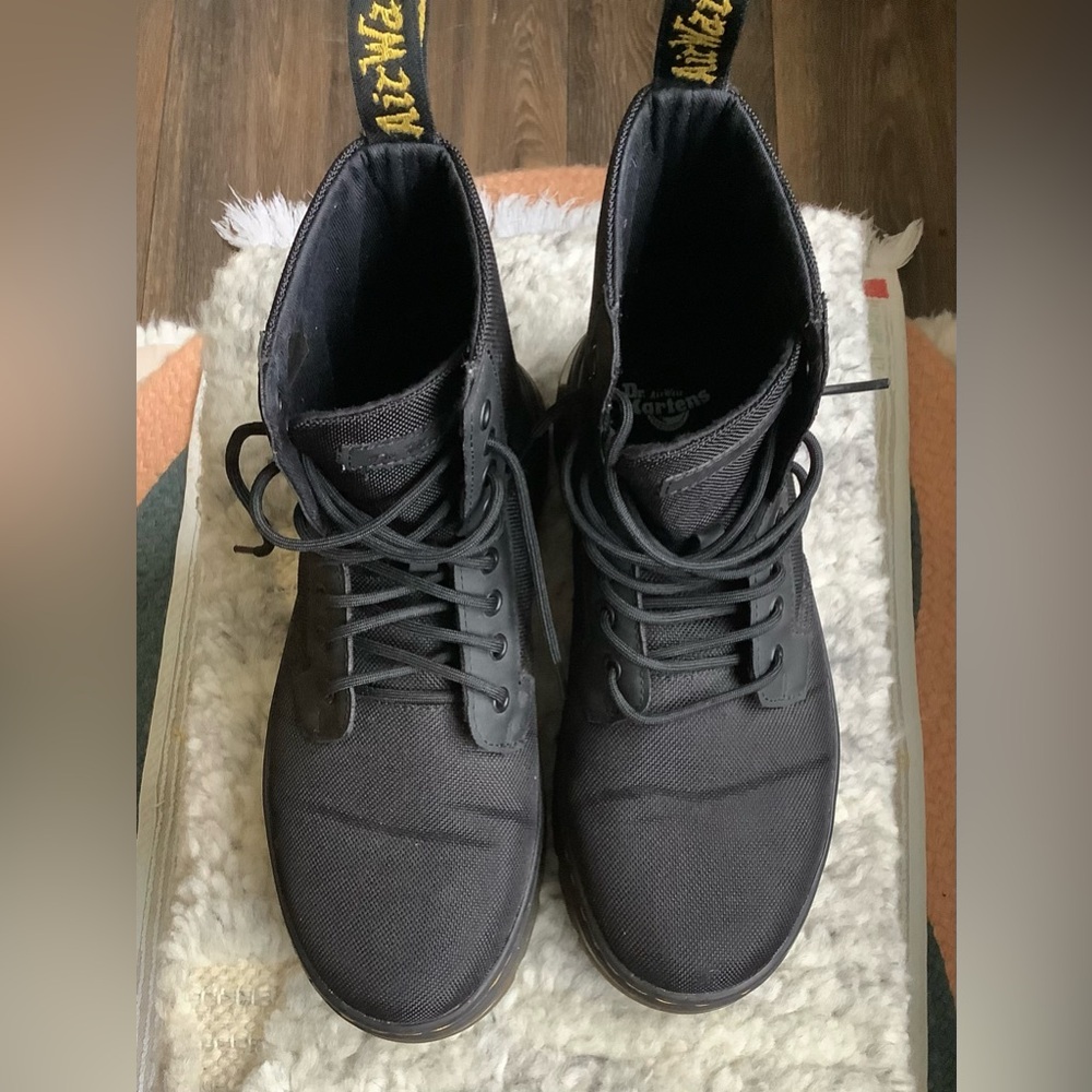 Dr. Martens Black Canvas Men's Boots